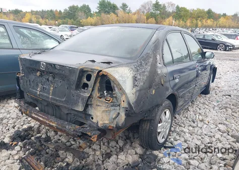 2003 Honda Civic Lx z USA, uszkodzony, nr VIN 2HGES15563H509411